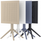 Комплект пластиковых складных столов Siesta Contract Sky Folding Table 60 Set 4 сталь, пластик черный Фото 13