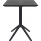 Комплект пластиковых складных столов Siesta Contract Sky Folding Table 60 Set 4 сталь, пластик черный Фото 15