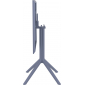 Комплект столов пластиковых складных Siesta Contract Sky Folding Table 60 Set 2 сталь, пластик темно-серый Фото 5