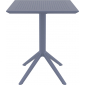 Комплект столов пластиковых складных Siesta Contract Sky Folding Table 60 Set 2 сталь, пластик темно-серый Фото 11