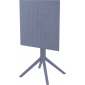 Комплект столов пластиковых складных Siesta Contract Sky Folding Table 60 Set 2 сталь, пластик темно-серый Фото 12