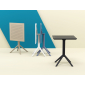 Комплект столов пластиковых складных Siesta Contract Sky Folding Table 60 Set 2 сталь, пластик темно-серый Фото 15