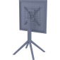 Комплект столов пластиковых складных Siesta Contract Sky Folding Table 60 Set 4 сталь, пластик темно-серый Фото 6