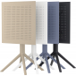 Комплект столов пластиковых складных Siesta Contract Sky Folding Table 60 Set 4 сталь, пластик темно-серый Фото 13