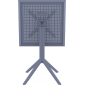 Комплект столов пластиковых складных Siesta Contract Sky Folding Table 60 Set 4 сталь, пластик темно-серый Фото 14