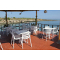 Комплект пластиковых стульев Nardi Doga Bistrot Set 2 стеклопластик белый Фото 4