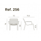 Комплект пластиковых лаунж кресел Nardi Doga Relax Set 4 стеклопластик белый Фото 2