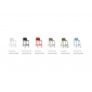 Комплект пластиковых полубарных стульев Nardi Faro Mini Set 2 стеклопластик красный Фото 3