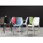 Комплект пластиковых стульев Scab Design Ginevra Set 2 стеклопластик голубой Фото 3