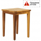 Столик деревянный кофейный Tagliamento Side Table ироко Фото 1