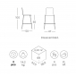Стул полубарный пластиковый Scab Design Alice Barstool сталь, технополимер антрацит Фото 2