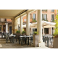 Комплект пластиковых стульев Nardi Doga Bistrot Set 4 стеклопластик антрацит Фото 6