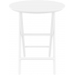Стол пластиковый складной Siesta Contract Helen Folding Table Ø60 пластик белый Фото 5