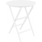 Стол пластиковый складной Siesta Contract Helen Folding Table Ø60 пластик белый Фото 1