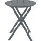 Стол пластиковый складной Siesta Contract Helen Folding Table Ø60 пластик темно-серый Фото 6