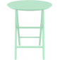 Стол пластиковый складной Siesta Contract Helen Folding Table Ø60 пластик опаловый зеленый Фото 6