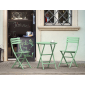 Стол пластиковый складной Siesta Contract Helen Folding Table Ø60 пластик опаловый зеленый Фото 7