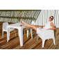 Кресло пластиковое Vondom Solid Basic полипропилен белый Фото 6