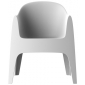 Кресло пластиковое Vondom Solid Basic полипропилен белый Фото 9