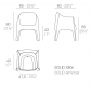 Кресло пластиковое Vondom Solid Basic полипропилен белый Фото 2