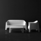 Столик пластиковый кофейный Vondom Solid Basic полипропилен белый Фото 5
