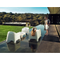 Столик пластиковый кофейный Vondom Solid Basic полипропилен белый Фото 11