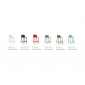 Комплект пластиковых полубарных стульев Nardi Faro Mini Set 4 стеклопластик голубой Фото 3