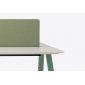Стол ламинированный с перегородкой PEDRALI Arki-Table Desk сталь, ЛДСП, ткань белый Фото 9