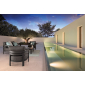 Комплект металлической лаунж мебели Garden Relax Presley алюминий, ткань, стекло угольный Фото 13