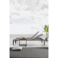 Столик металлический для шезлонга Garden Relax Konnor алюминий антрацит Фото 7