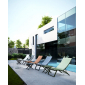 Кресло-шезлонг текстиленовое складное Garden Relax Taylor алюминий, текстилен белый Фото 7