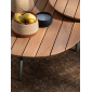 Комплект кофейных столиков Garden Relax Ivissa сталь, тик зеленый, натуральный Фото 5