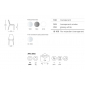 Комплект прозрачных стульев с подушками Scab Design Vanity Set 4 поликарбонат, полиэстер дымчатый, светло-серый Фото 2
