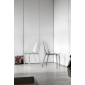 Комплект прозрачных стульев с подушками Scab Design Vanity Set 4 поликарбонат, полиэстер дымчатый, светло-серый Фото 9