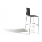 Стул барный пластиковый Scab Design Alice Barstool сталь, технополимер хром, антрацит Фото 5