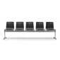 Система с пятью сиденьями Scab Design Alice Bench сталь, алюминий, технополимер антрацит Фото 3