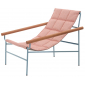 Кресло лаунж металлическое Scab Design Dress Code Glam Outdoor сталь, ироко, ткань sunbrella голубой, розовый Фото 1