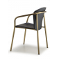 Кресло деревянное Scab Design Finn Metal Wood сталь, ясень винтажная бронза, черный ясень Фото 5