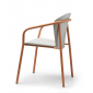 Кресло деревянное Scab Design Finn Metal Wood сталь, бук терракотовый, матовый серый бук Фото 7
