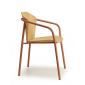 Кресло деревянное Scab Design Finn Metal Wood сталь, ясень терракотовый, светлый ясень Фото 5