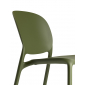 Стул пластиковый Scab Design Hug Go Green технополимер оливковый Фото 5