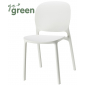 Стул пластиковый Scab Design Hug Go Green технополимер лен Фото 1