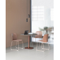 Стул пластиковый на полозьях Scab Design Mentha Go Green сталь, технополимер тортора Фото 6