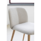 Стул с обивкой Scab Design Natural Mentha Pop дуб, технополимер, ткань натуральный дуб, слоновая кость Фото 6