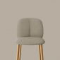 Стул с обивкой Scab Design Natural Mentha Pop дуб, технополимер, ткань натуральный дуб, тортора Фото 5