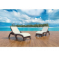 Комплект плетеных шезлонгов Siesta Contract GS 1009 (Fiji) Set 4 стеклопластик коричневый Фото 18