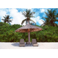 Комплект плетеных шезлонгов Siesta Contract GS 1009 (Fiji) Set 4 стеклопластик коричневый Фото 26