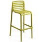 Комплект пластиковых барных стульев Nardi Doga Stool Set 4 стеклопластик грушевый Фото 5