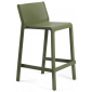 Комплект пластиковых полубарных стульев Nardi Trill Stool Mini Set 4 стеклопластик агава Фото 5