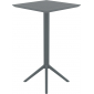 Комплект пластиковых барных складных столов Siesta Contract Sky Folding Bar Table 60 Set 2 сталь, пластик темно-серый Фото 7